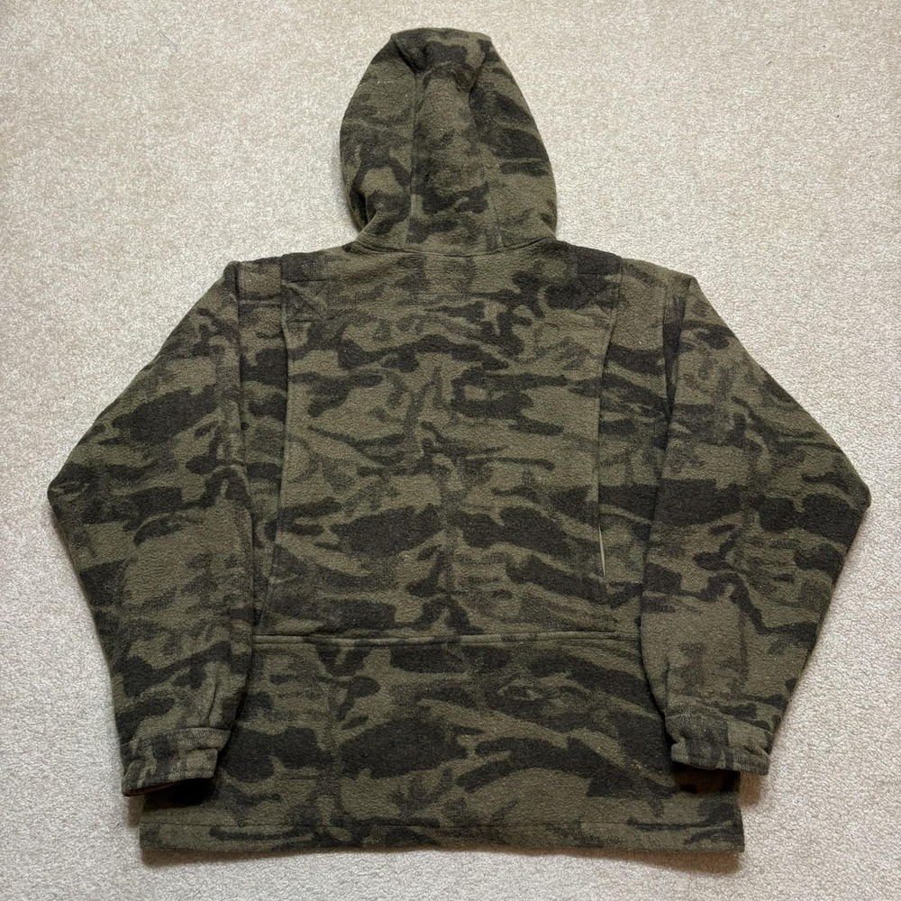 Columbia Men's Camouflage Hooded Field Jacket - Olive Green & Dark Green - Picture 2 of 13
